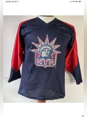 CCM Maska New York Rangers Pavel Bure Jersey Youth Size XL / Adult Size Small